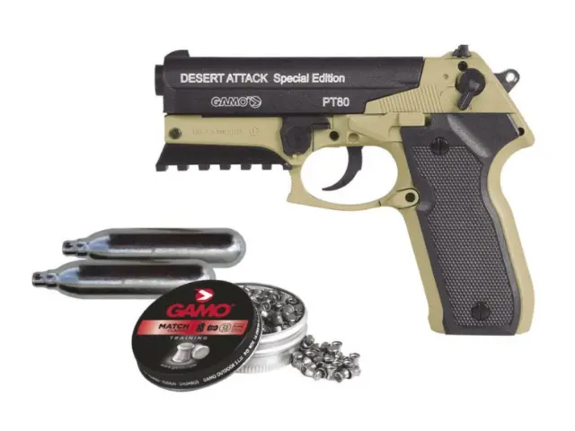 Imagen PISTOLA GAMO PT-80 DESERT ATTACK SE (PACK)