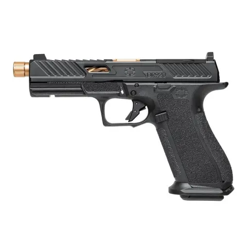 Imagen Pistola Shadow Systems DR920 Elite 5" (bronce) con rosca - 9mm.